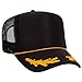 OTTO 5 Panel High Crown Mesh Back Trucker Hat Polyester Foam Front w/Oak Leaves