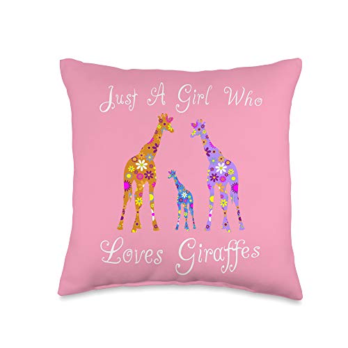 giraffe throw pillow