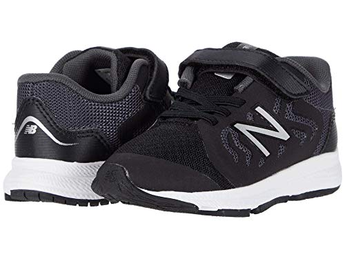Image of New Balance Kid's 519 V2 Alternative Closure Running Shoe, Black /Magnet, 9 M US Toddler (1-4 Years)