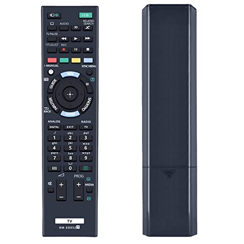 TCNOUMT RM-ED052 - Mando a distancia para Sony Bravia Smart TV RM-ED044 M-ED046 RM-ED047 RM-ED053 RM-ED060 KDL-42W805A...