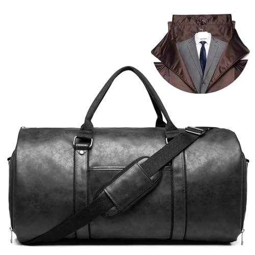 Sac de Voyage Pliable,Housse Costume Homme,Sac De Vêtements Pliable, avec Pochette À Chaussures,Sac De Costume Suspendu De ge