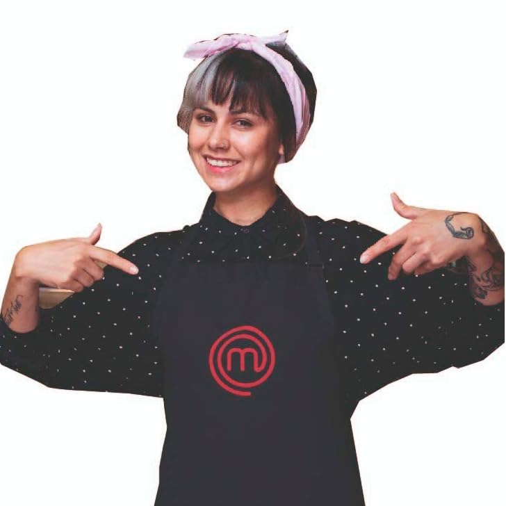 Delantal Oficial Masterchef para Adultos y Niños Bordado.-Producto con Licencia Oficial.-Novedad Marzo 2021