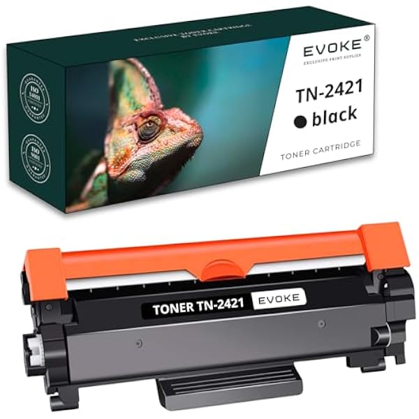 EVOKE TN2421 TN-2421 Toner Kompatybilny z Brother MFC-L2712DW HL-l2312D L2752DW DCP-L2512D Czarny (Black) 3000 Stron