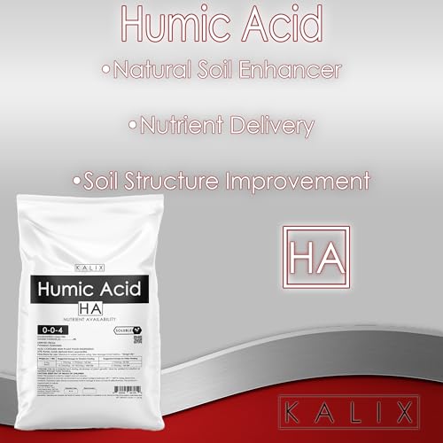 KALIX Humic Acid Fertilizer | Water-Soluble Organic Soil Conditioner for Root Growth & Nutrient Uptake | Improves Soil Structure & Plant Health