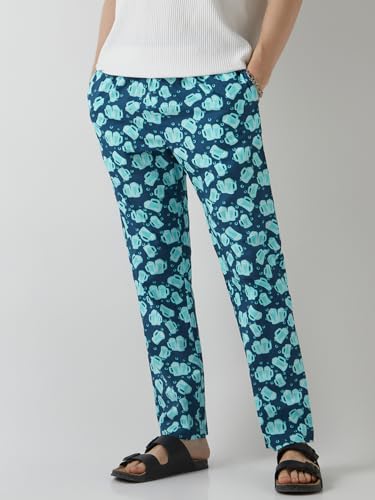 Image of Bewakoof Men's All Over Printed Regular Fit Poplin Cotton Pyjamas
