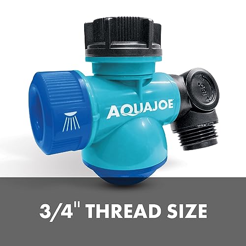 Aqua Joe SJI-MFGA1 Multi-Function Outdoor Faucet and Garden Hose Tap Connector - Thumbnail 5