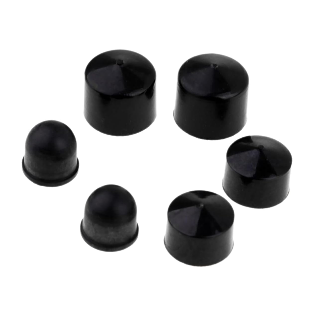 KOMBIUDA Skateboard Riser Pad Kit 12mm/16mm/18mm Bushings Accessories Skateboard Plate for Trucks