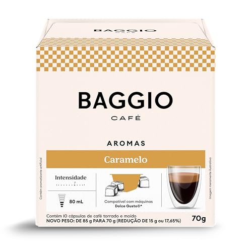 Baggio Café Cápsulas De Café Aroma Caramelo Compatível Com Máquinas Dolce Gusto Contém 10 Cápsulas