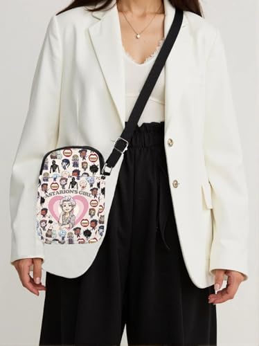 BG3 Inspired Crossbody Bag Astarion Baldur High Elf Gift Astarion Fans Gift Astarion Gamer Carry On Bag (AstarionGCross) 6