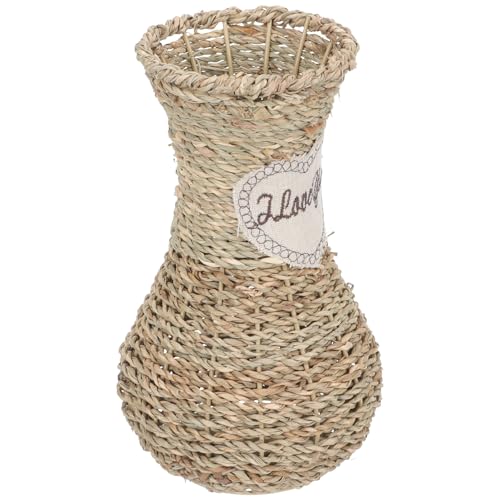 Generisch Rattan Pflanzgefäß Bodenvasen Dekorative Trockenblumenvase...