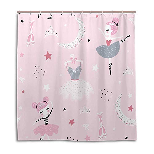 Rideau de douche lavable en machine en polyester imperméable robuste - 2