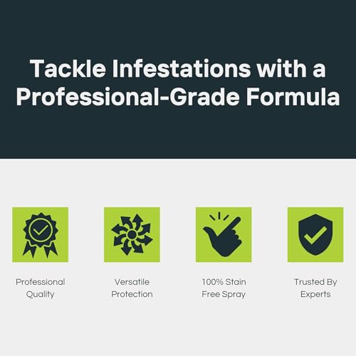 Image of Mite Killer Spray - Kills Dust, Bird, Carpet & Household Mites Fast | Non-Toxic, Kid & Pet Safe Formula for Bedding, Furniture & Home | 16 oz
