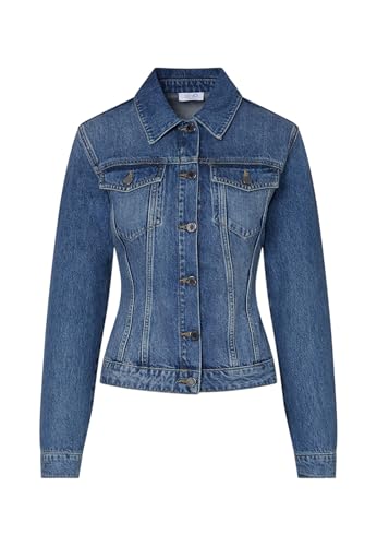 Veste jean en coton femme Liu Jo UA6511D0400 blouson mode en denim bleu