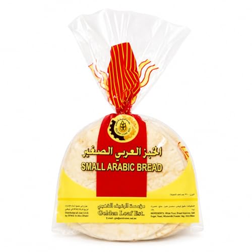 Golden Loaf Arabic Pita Bread Small 270g 6 Pieces