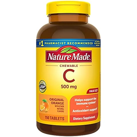 Nature Made Chewable Vitamin C 500 mg, 150 Count Cover