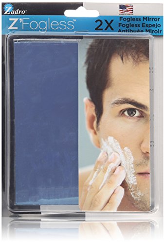 Zadro 2x Mag Z Fogless Shower Mirror with Suction Cup, 5.5 Inch