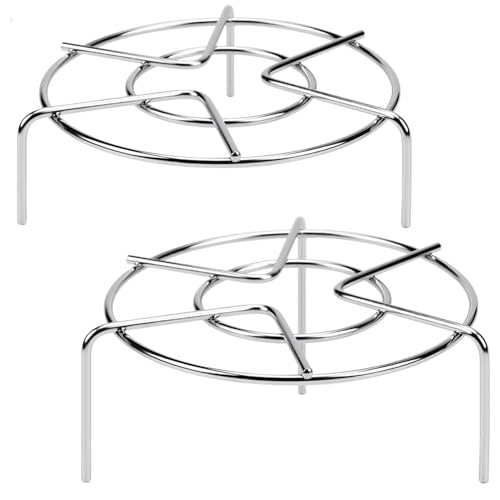 CELEORIS Steamer Rack For Pots, 2-4/5" and 2" Tall Trivet for Ins...