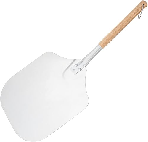 Miniatura 2 de Restaurantware Met Lux - Pala de pizza de 14 x 12 pulgadas, 1 pala de pizza duradera, con mango de madera para hornos domésticos o comerciales,