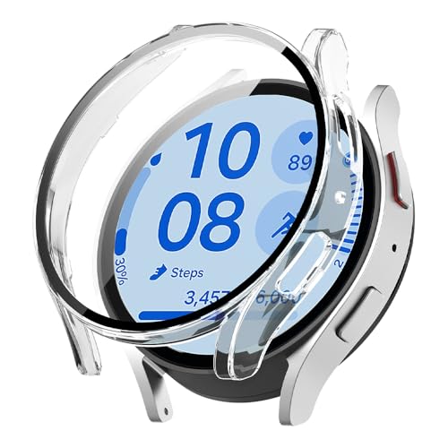 SeGinn �P�[�X Samsung Galaxy Watch FE 40mm �Ή� �ی�J�o�[ PC�f�� �S�ʕی� �ϏՌ� �����K���X �����ߗ� �L�Y�h�~ �w��h�~ �y�� �����ȒP Galaxy Watch FE 40mm �p �ی�P�[�X�i�����j