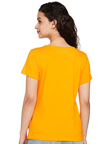 Image of Amazon Brand - INKAST Women's Cotton Stretch Half Sleeve Round Neck Regular Fit T-Shirt (Pack of 2)