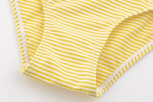 Image of LIZENS Girls Two Piece Swimwear 2-12Years Stripe Print Bikini Set Beach Bathing Suit for Kids