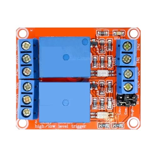 Relais 2 canaux de déclenchement haut et bas 5V pour isolation de signal stable