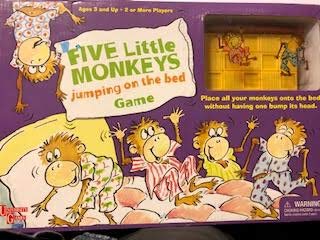 4 Pack UNIVERSITY GAMES FIVE LITTLE MONKEYS GAME