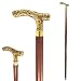Brass Nautical Embossed Brass Handle Walking Stick