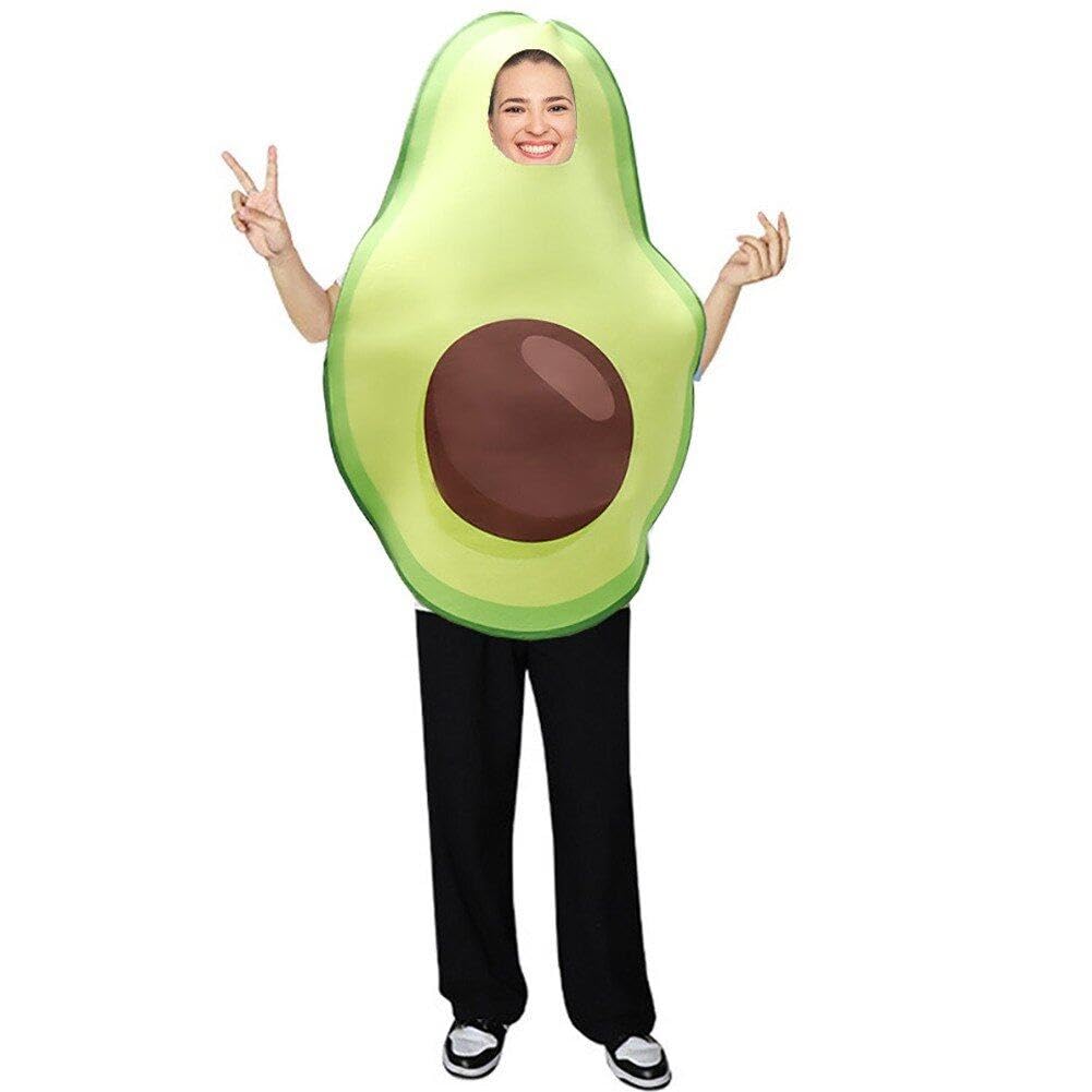 Costume Da Avocado Divertente Per Adulti – Cosplay Unisex, Perfetto Per Halloween, Carnevale E Feste A Tema