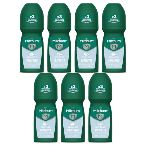 Mitchum Invisible Anti-Perspirant & Deodorant Roll-On 3.4 oz Pack 7 miniatura 1