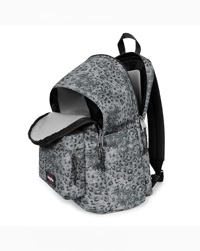 Image of EASTPAK Day Office - 31 L Laptop Backpack for 16-Inch Devices - Secure Business Durable Travel Carry-On, Bottle Pocket Holder, Light Grey /Medium Grey