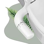 SAMODRA Ultra-Slim Cold Water Bidet, Classic 7.0 Bidet Toilet Seat UK Attachment with Non-Electric Dual Nozzle,Adjustable Pressure, Easy Home Installation