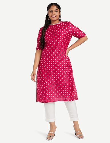 Image of Amazon Brand - Tavasya Women Festive Kurti