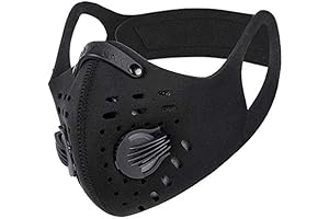 Neoprene Sports Face Mask with Activated Carbon Filter