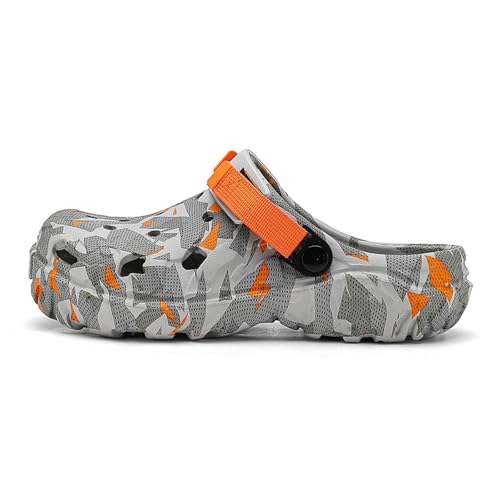 Image of YUKTOPA Men's Clogs Outdoor Athletic Sports Sandals Adult Slip On Garden Shoes Summer Water Beach Shoes Casual Slippers Lightweight Breathable Non Slip
