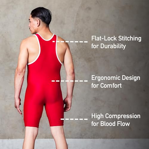 Elite Sports Unisex Adult Wrestling Singlet Singlet
