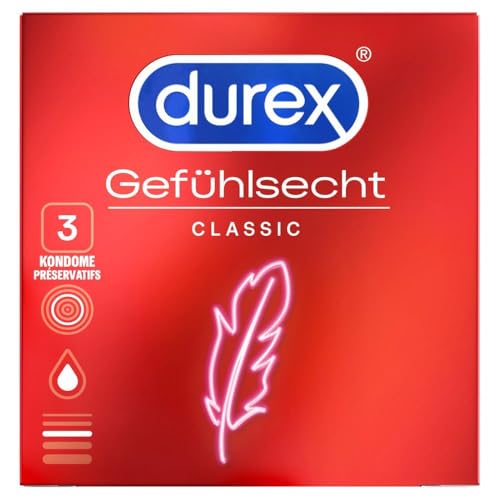 Durex GefĂĽhlsecht Condom, 3-Pieces