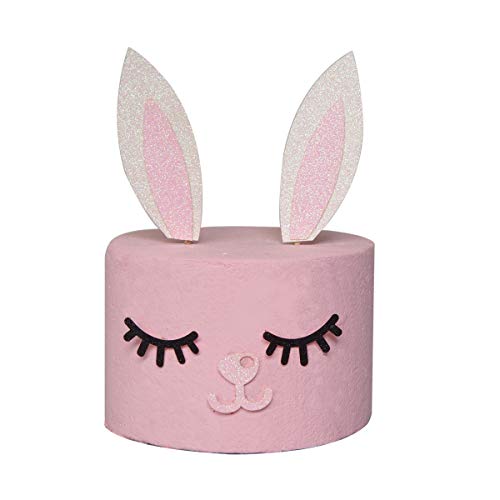 Tortenaufsatz, Kuchendekorations-Set mit Hasenohren, Wimpern und Nase Cover