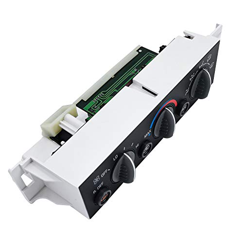 9378805 Climate Control Module for 1996-2000 Suburban Tahoe Yukon, Cadillac Escalade, Chevro-let A/C Heater Climate Control Pannel w/Rear Window Defogger Switch AC 15-72547 599-006