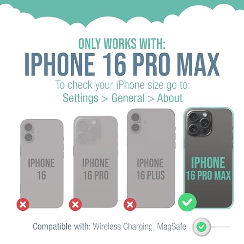 Image of Smartish - Leaf Me Alone - iPhone 16 Pro Max MagSafe Armor Case - Gripzilla [Rugged & Tough] Heavy Duty Armor Case - Fits iPhone 16 Pro Max