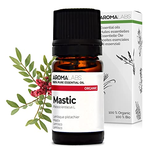 Lentisco Pistacho BIO (Pistacia lentiscus) - 5 mL - Aceite Esencial Quimiotipado y Certificado AB - Aroma Labs