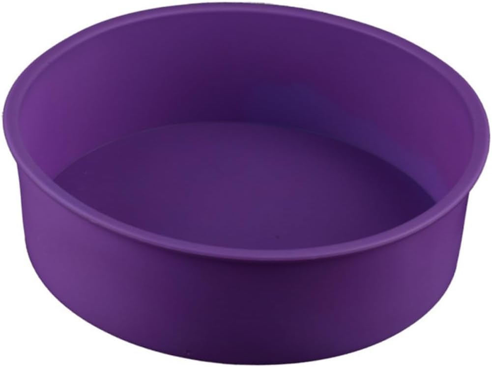 Small Silicone Cake Mold Pan Baking Mold Non-stick Bakeware for Birthday Cake Layer Cakes Dishwasher Safe Random Color