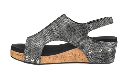 Image of Corkys Footwear Volta Wedge - Chic Elegance Meets All-Year Comfort with a 2-Inch Cork Heel and Marshmallow Insole for Stylish Everyday Wear and All-Day Comfort