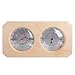 MIFXIN Termómetro higrómetro higrómetro de sauna de madera 2 en 1 para interior de la humedad y medición de temperatura Sauna Equipamiento de habitación Accesorios de sauna