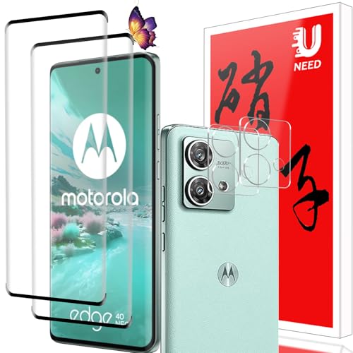 �y2+2���Z�b�g�zMotorola Edge 40 Neo �p�̃K���X�t�B�����i2���j+�J�����t�B�����i2���j�G�b�W 40 Neo �p�� �t�C���� �����t���ی�t�B���� �����^�b�`�\�t��/�C�A�[��/�P�[�X�Ɗ�����/�d�x9H/��U�h�~/�w��h�~/�w��F�ؑ�