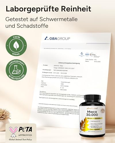 30.000mg MACA kapseln hochdosiert - 750mg Maca-Extrakt - plantomol® – Ansicht 4