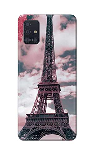 Image of Lovers Famous Place Eiffel Tower in Paris Hard Back Case Cover for Samsung Galaxy M31S Back Cover -(J5) VNS2227