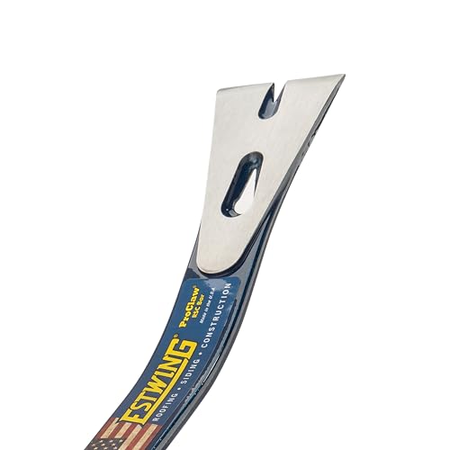 ESTWING Pro-Claw Hebelstange – 40,6 cm 3-in-1 Dach-/Verkleidungs-/Bauwerkzeug mit Nagelabzieher und Hebelklinge – RSC