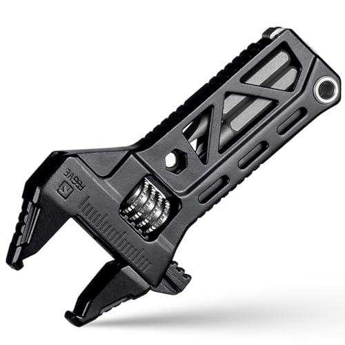 FEGVE Mini Adjustable Pocket Wrench Tool 316 Stainless Steel