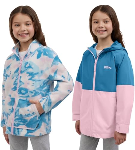 Image of Eddie Bauer Youth Lone Peak 3 in 1 Jacket (US, Alpha, Medium, Regular, Vintage Pink)